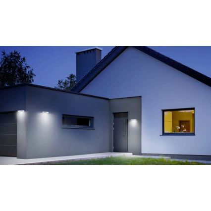 Steinel 052652 - LED solarno svetlo sa senzorom XSolar SOL-O LED/1,5W 2x2000mAh IP44 srebrna