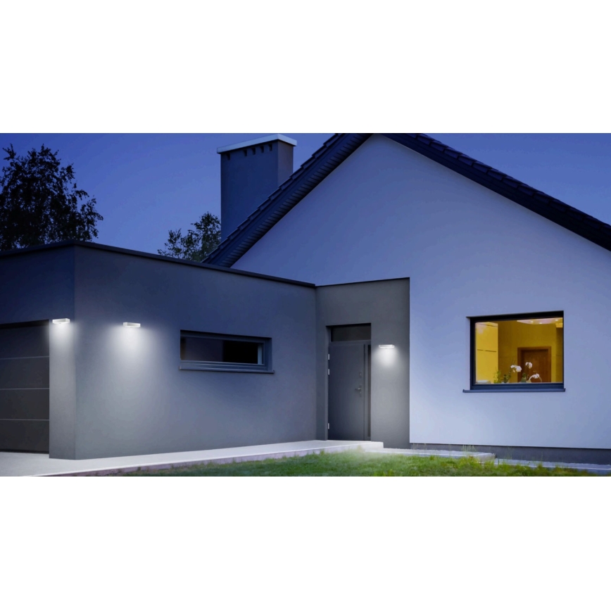 Steinel 052652 - LED solarno svetlo sa senzorom XSolar SOL-O LED/1,5W 2x2000mAh IP44 srebrna