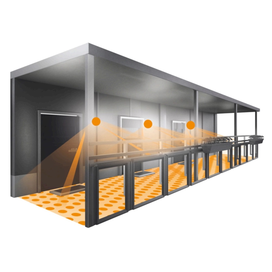 STEINEL 053031 - LED spoljna zidna svetiljka sa senzorom L691 LED/9W/230V 3000K IP44