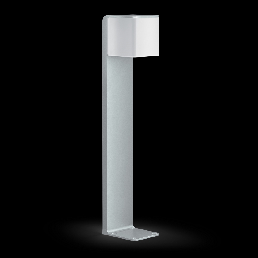 Steinel 055486 - LED spoljašnja lampa sa senzorom CUBO LED/9,5W/230V IP44 srebrna