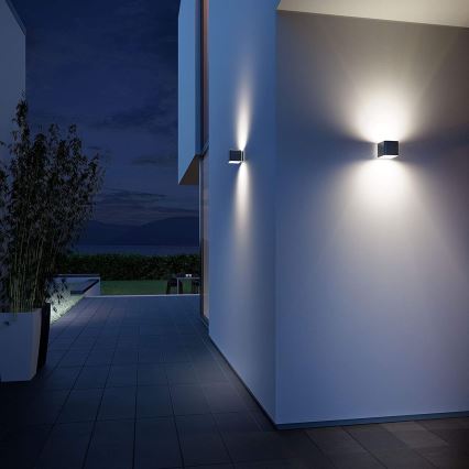 Steinel 055547 - LED spoljašnje svetlo sa senzorom L 840 LED/9,5W/230V IP44 srebrno