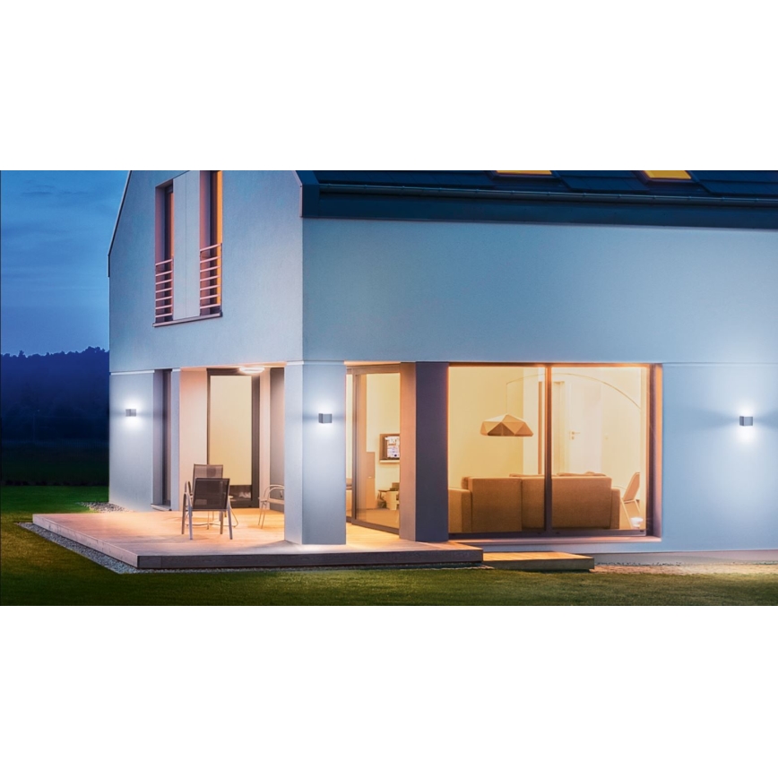 Steinel 055547 - LED spoljašnje svetlo sa senzorom L 840 LED/9,5W/230V IP44 srebrno
