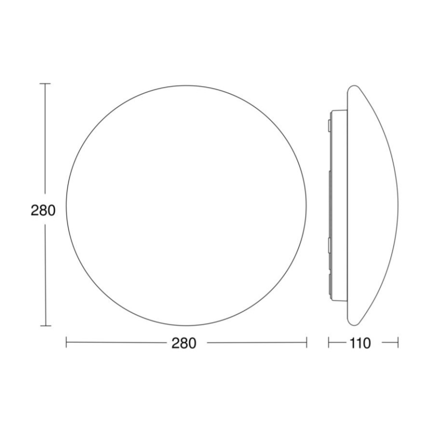 Steinel 056063 - LED spoljašnje svetlo sa senzorom RS PRO LED/9,5W/230V IP54