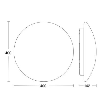 Steinel 056131 - LED plafonsko svetlo za kupatilo RS PRO LED P3 LED/19,5W/230V IP54 3000K