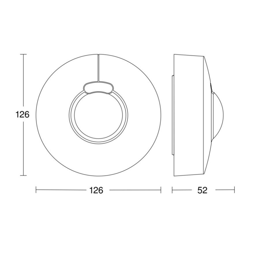 Steinel 057329 - Senzor pokreta HF 3360 DALI-2 IP54, okrugli, beo