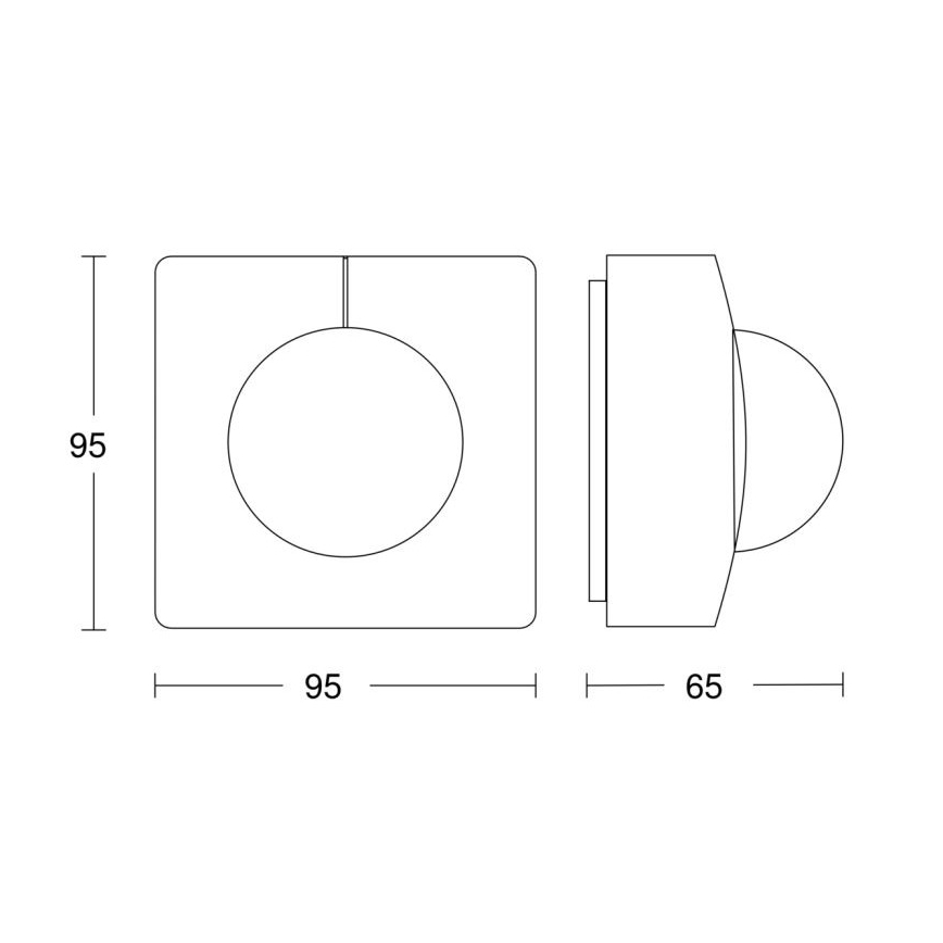 Steinel 057398 - Senzor pokreta IS 345 MX Highbay DALI-2 IP54 bela