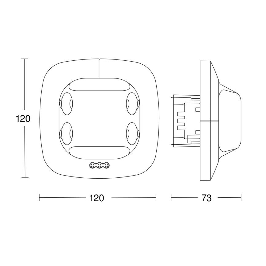 Steinel 057466 - Detektor prisustva Dual US DALI-2, beo