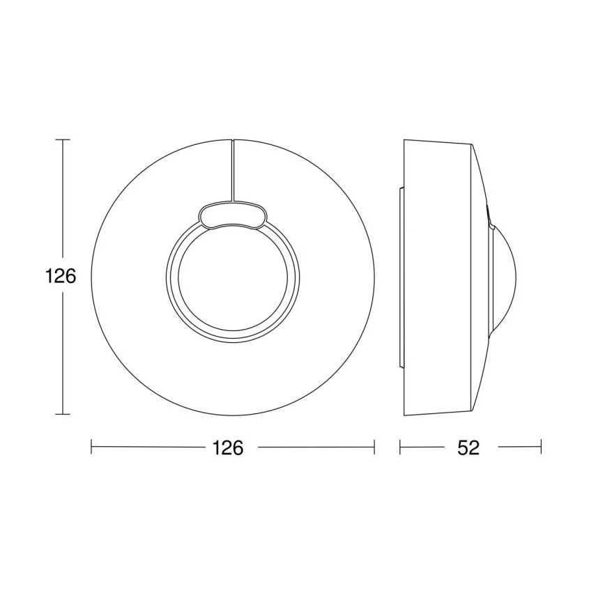 Steinel 058234 - Okrugli senzor pokreta HF 3360 V3 KNX, IP54, beo