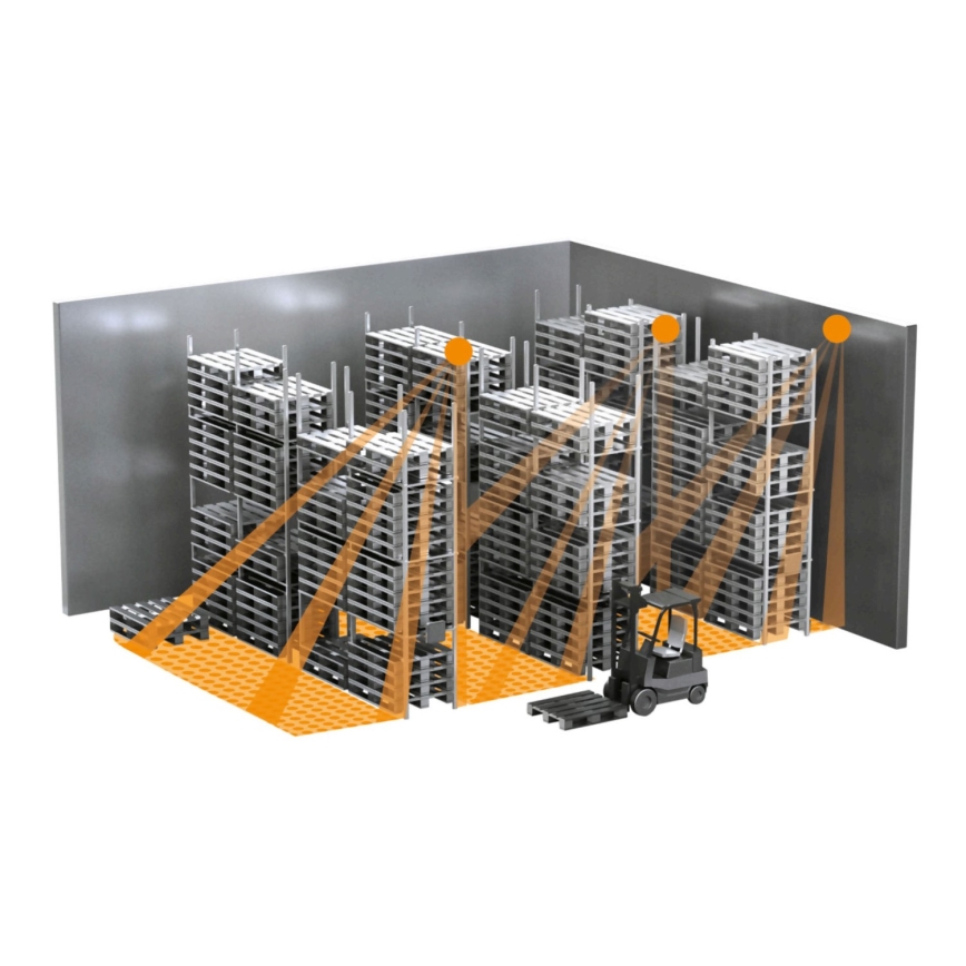 Steinel 058296 - Senzor pokreta IS 345 MX Highbay V3 KNX IP54, četvrtastog oblika, beo