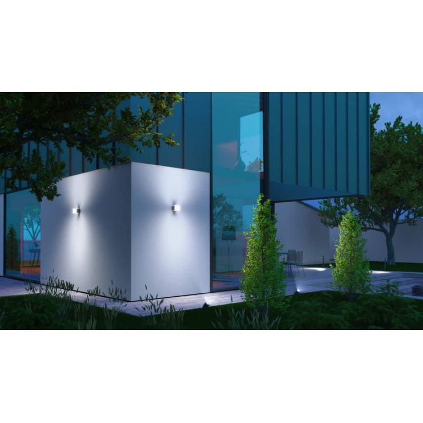 Steinel 058678 - LED spoljašnja lampa sa senzorom za sumrak SPOT WAY 1xGU10/7,86W/230V IP44 antracit