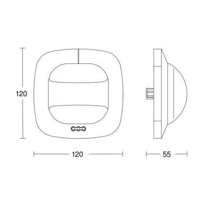 Steinel 059477 - Detektor prisustva Dual HF KNX, beo