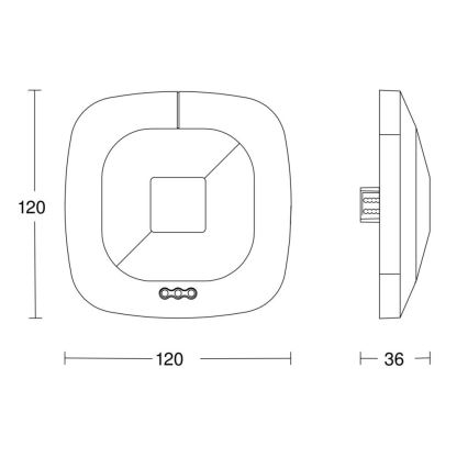 Steinel 059484 - Detektor prisustva HF 360 V3 KNX beo