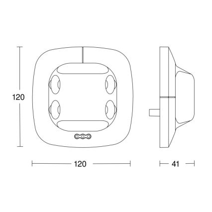 Steinel 059491 - senzor prisutnosti Dual US KNX, beo