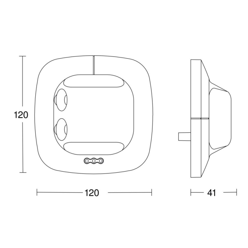 Steinel 059507 - Detektor prisustva Single US KNX, beo
