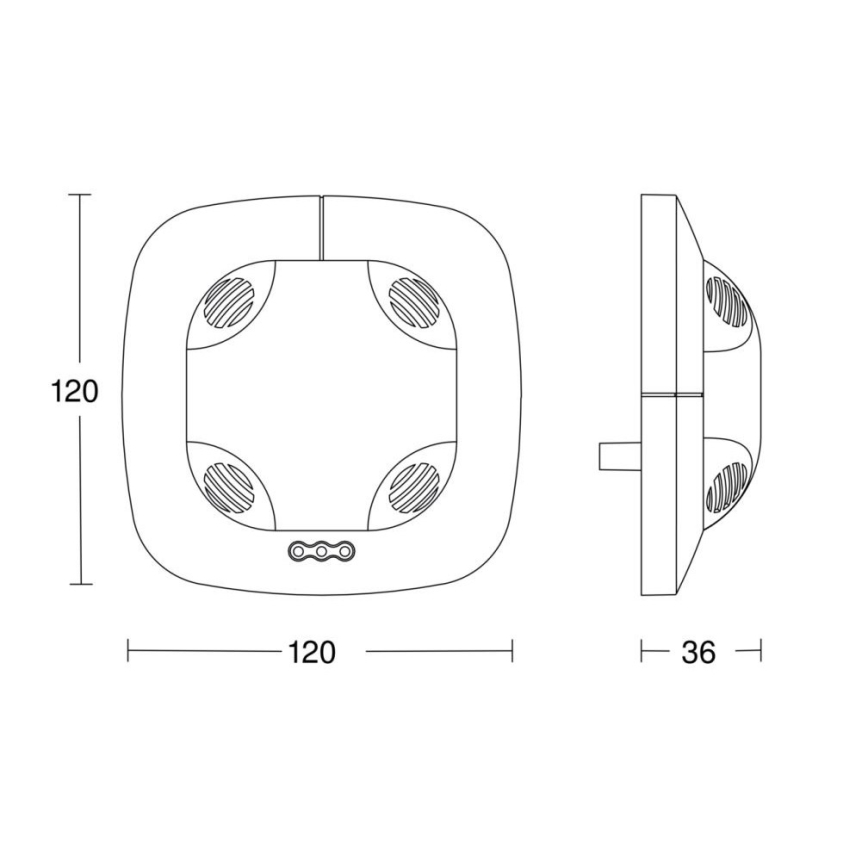 Steinel 059521 - Detektor prisutnosti DualTech KNX, beo