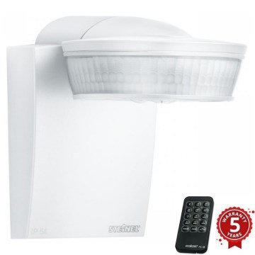 Steinel 059576 - Senzor pokreta SensIQ IP54 bela + daljinski upravljač