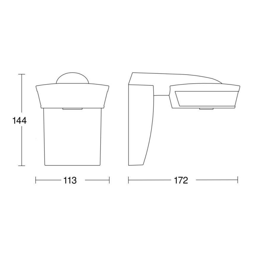 Steinel 059576 - Senzor pokreta SensIQ IP54 bela + daljinski upravljač