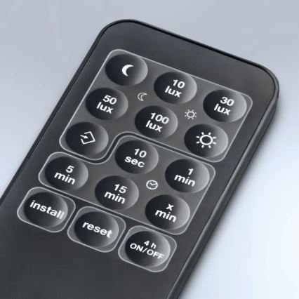 Steinel 059606 - senzor pokreta SensIQ S IP54 crna + daljinski upravljač