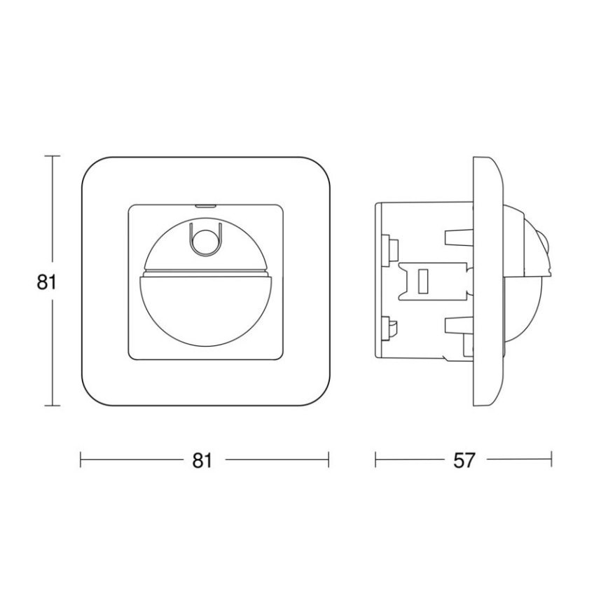 Steinel 065003 - IR senzor pokreta 2180 UP ECO 230V, beli