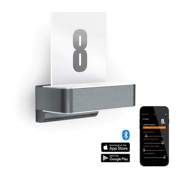 STEINEL 065713 - LED svetlo za kućni broj sa senzorom L820 LED/12,5W/230V IP44