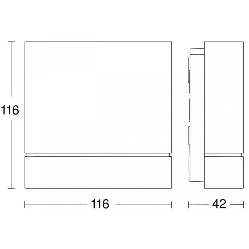 Steinel 066109 - Spoljašnji senzor pokreta IS 180 DIGI HD COM1 IP54 bela