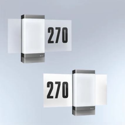 Steinel 067205 - LED osvetljenje za kućni broj sa senzorom L270SC LED/7,8W/230V IP44
