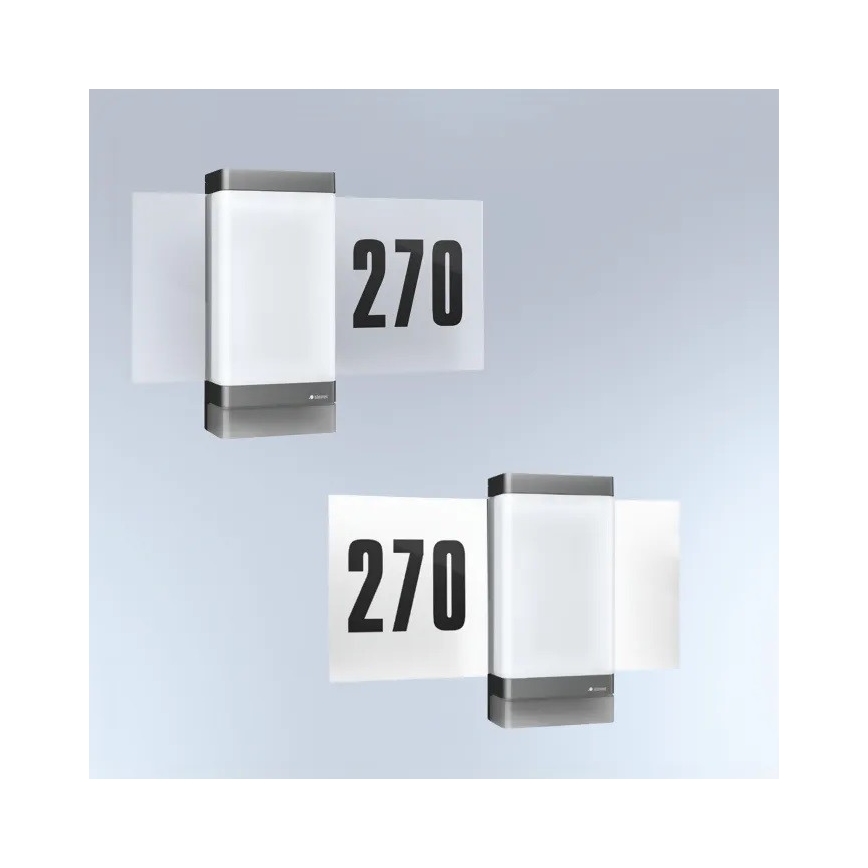 Steinel 067205 - LED osvetljenje za kućni broj sa senzorom L270SC LED/7,8W/230V IP44