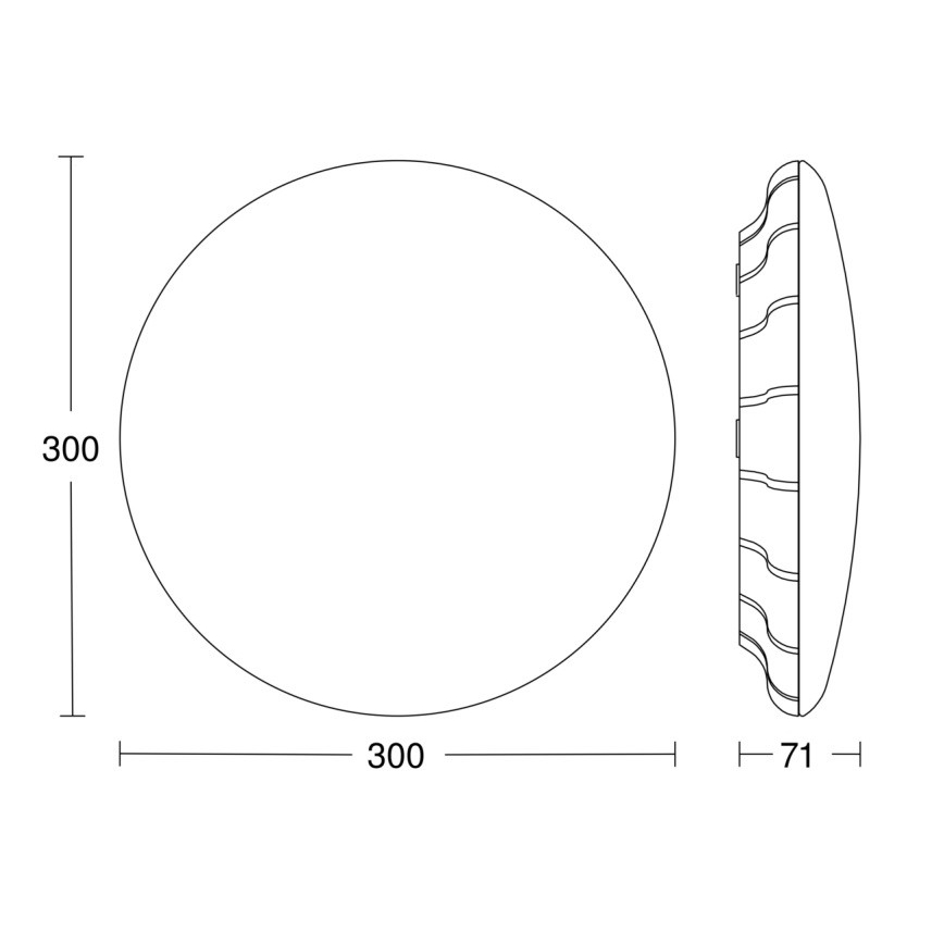 Steinel 067540 - LED prigušiva stropna svetiljka sa senzorom RS PRO S20 SC 15,7W/230V 4000K