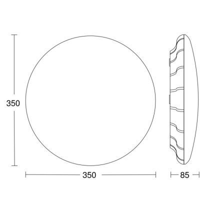 Steinel 068042 - LED plafonsko svetlo sa senzorom RS PRO S30 SC 25,8W/230V 4000K