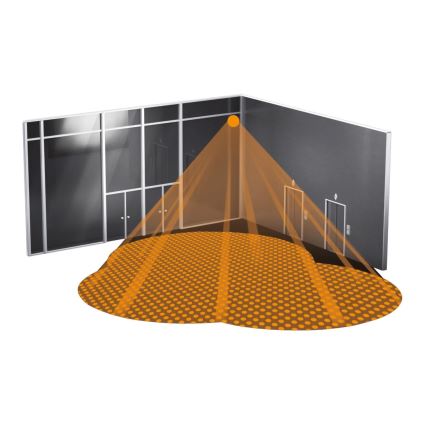 Steinel 068547 - senzor pokreta IS 3360, domet 40 m, COM1, IP54, okrugao, crne boje