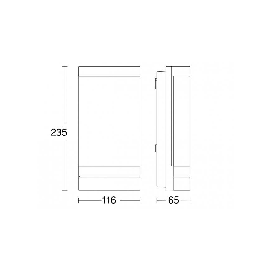 Steinel 068714 - LED spoljna svetiljka L 271 C LED/6,6W/230V 3000K IP44