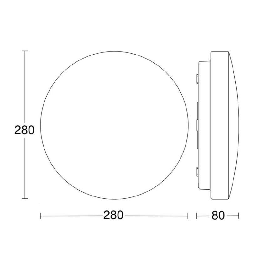 Steinel 069698 - LED plafonsko svetlo za kupatilo RSPRO P1 LED/8,2W/230V 4000K IP54
