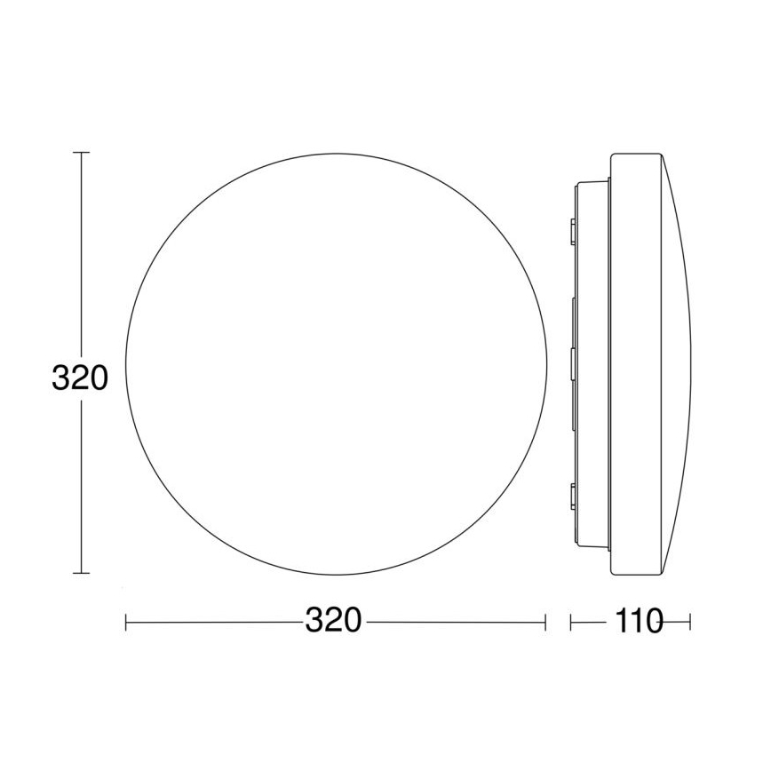 Steinel 069759-LED Plafonsko svetlo za kupatilo RSPROP2 LED/14,1W/230V 4000K IP54