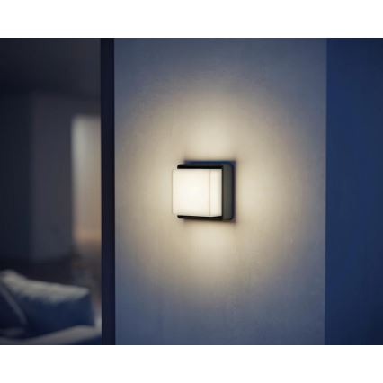 Steinel 078645- LED spoljno zidno svetlo sa senzorom L 845 SC 9W/230V 3000K IP44 antracit
