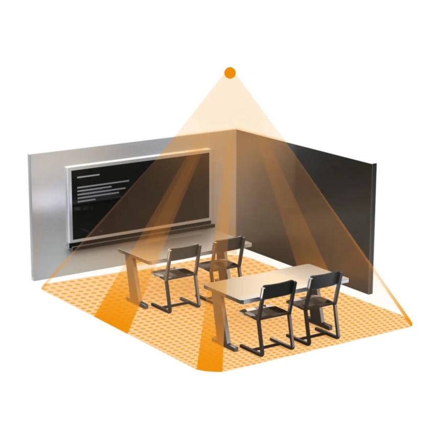 Steinel 079345 - Detektor prisutnosti IR QUATTRO COM1 230V beli