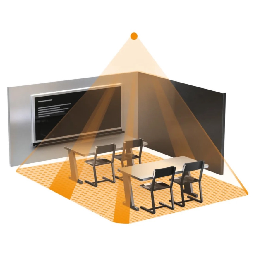 Steinel 079352 - Infracrveni senzor prisustva Quattro, domet 8 m, DALI-2 APC, beo