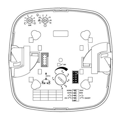 Steinel 079482 - Senzor prisustva Dual HF COM1, beo