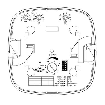 Steinel 079499 - Senzor prisutnosti Dual HF DALI-2 APC, beli