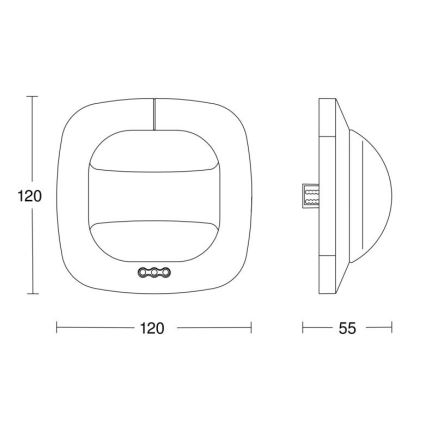 Steinel 079499 - Senzor prisutnosti Dual HF DALI-2 APC, beli