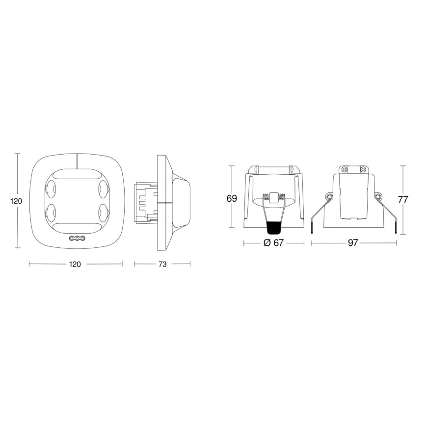 Steinel 079598 - Detektor prisutnosti Dual US COM1, beo