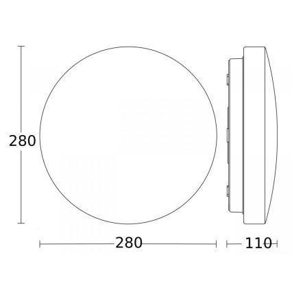 Steinel 079734 - LED plafonska svetiljka sa senzorom RS 20 S LED/9,4W/230V 3000K IP44