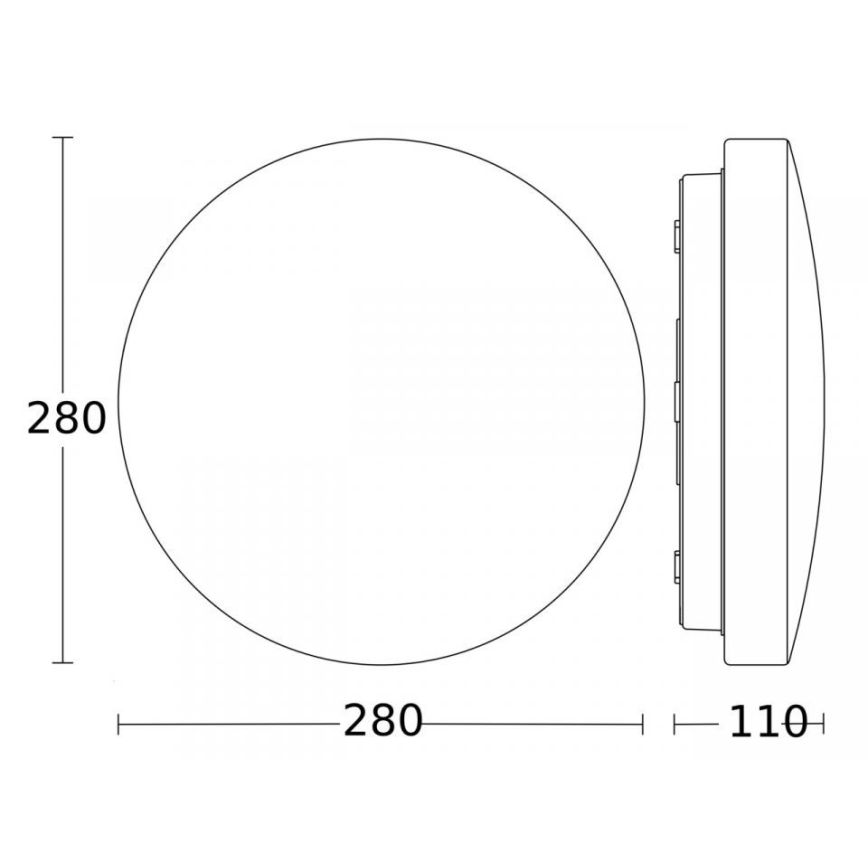 Steinel 079734 - LED plafonska svetiljka sa senzorom RS 20 S LED/9,4W/230V 3000K IP44