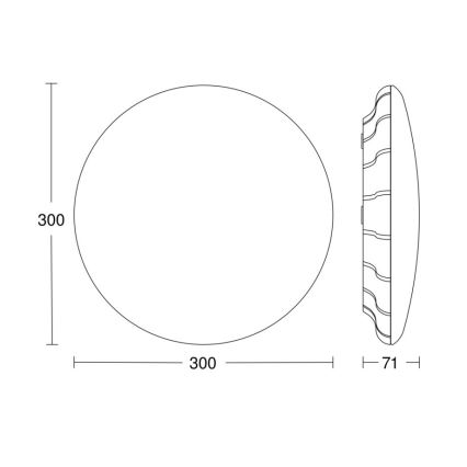 Steinel 081072 - LED plafonsko svetlo sa senzorom RS PRO S10 SC LED/9,1W/230V 4000K