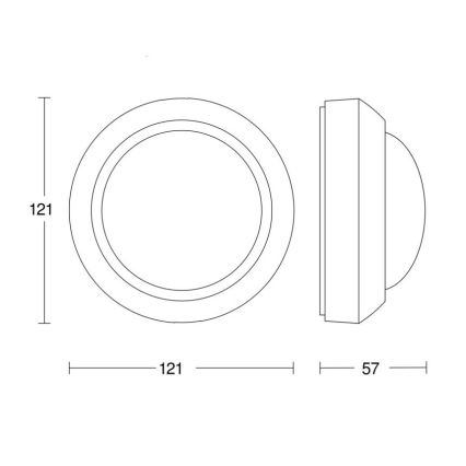 Steinel 081706 - Spoljni senzor pokreta IS 2360-3 ECO 230V IP54 crna