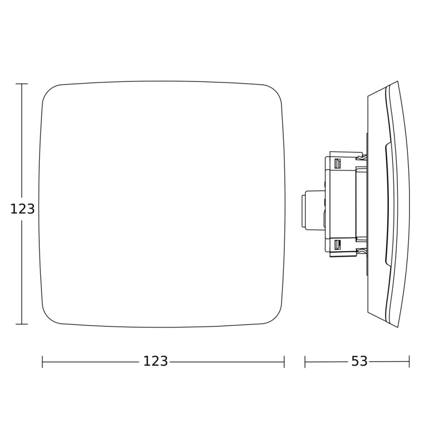 Steinel 081867 - Multisenzor True Presence, ugradni za spušteni plafon V2, IP UP WS, bela