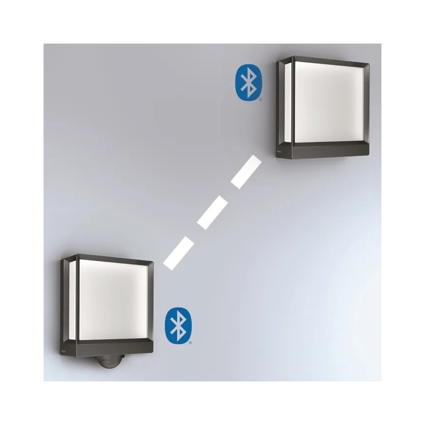 Steinel 085230 - prigušiva LED spoljno zidno svetlo L40C LED/12,9W/230V IP54 antracit