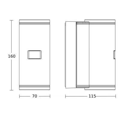 Steinel 087739 - LED spoljašnje zidno svetlo sa senzorom 2xGU10/14,5W/230V L 940SC IP44