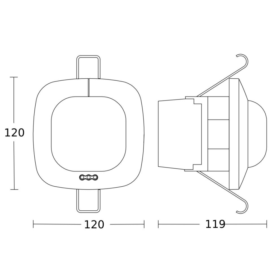 Steinel 088835 - Senzor prisustva IR QUATTRO HD DALI DUO