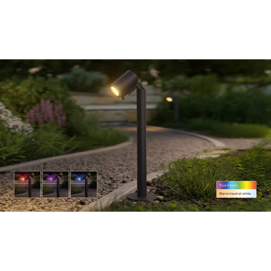 Steinel 089320 - LED RGBW spoljašnja lampa sa senzorom LED/7,9W/24V IP65