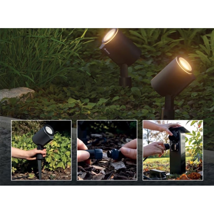 Steinel 093907 - Osnovni komplet LED RGBW 2x spoljašnja LED svetiljka/7,8W/24V IP65